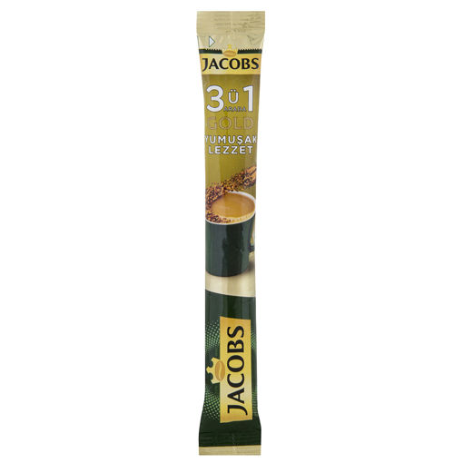Jacobs Gold 3'ü 1 Arada Yumuşak Lezzet 18 Gr nin resmi