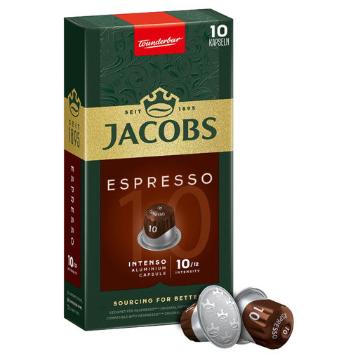 Jacobs Capsule Espresso 10 Intenso 10'lu 52 Gr nin resmi