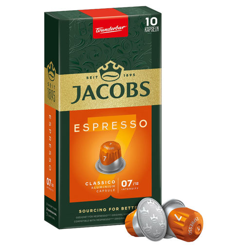 Jacobs Capsule Espresso 7 Classico 10'lu 52 Gr nin resmi