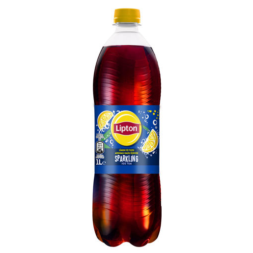 Lipton Ice Tea Sparkling Limon 1 Lt nin resmi