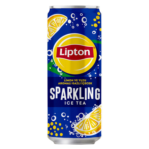 Lipton Ice Tea Sparkling Limon 330 Ml nin resmi