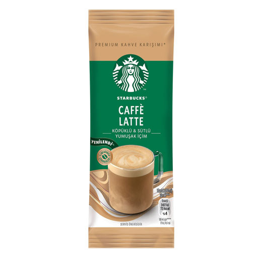Starbucks Caffe Latte Premium Kahve Karışımı 14 Gr nin resmi