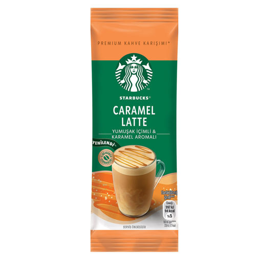 Starbucks Caramel Latte Premium Kahve Karışımı 21,5 Gr nin resmi