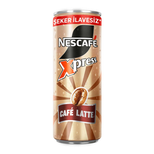 Nescafé Xpress Café Latte Şeker İlavesiz Soğuk Kahve 250 Ml nin resmi