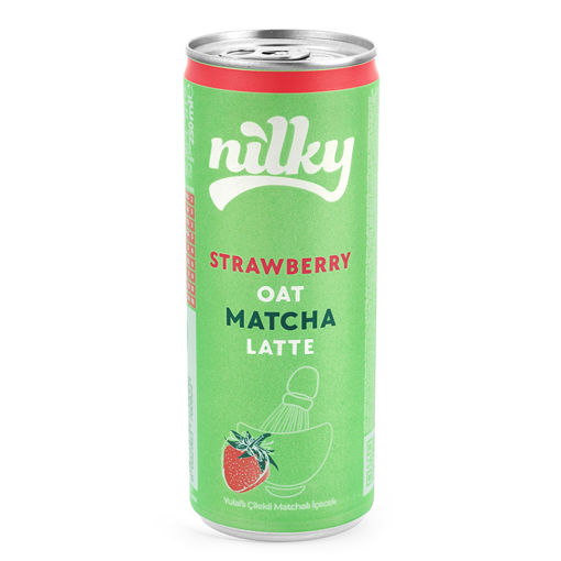 Nilky Yulaflı Çilekli Matcha Latte 250 Ml nin resmi