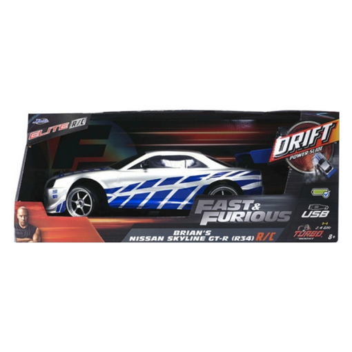 Jada Uzaktan Kumandalı 1/10 Fast & Furious Nissan Skyline GTR nin resmi