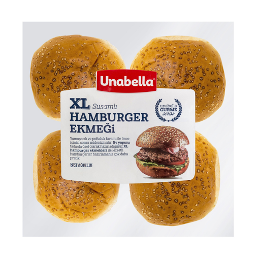 Unabella Hamburger Ekmeği XL 110 Gr nin resmi
