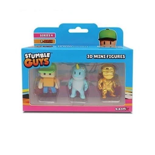 Stumble Guys 3'lü Mini Figür nin resmi