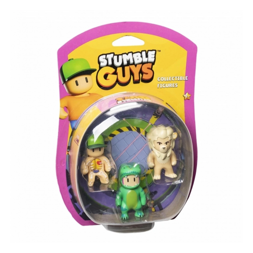 Stumble Guys 3'lü Aksiyon Figür Set nin resmi