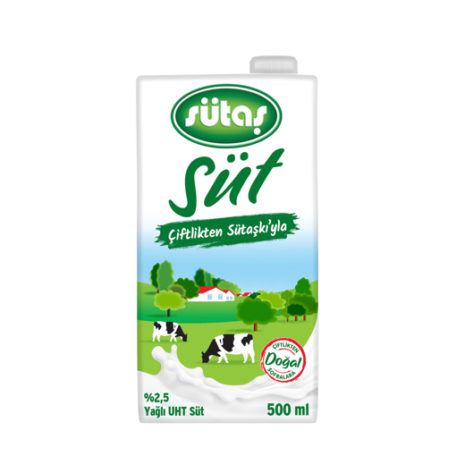 Sütaş Süt Yağlı 500 Ml nin resmi