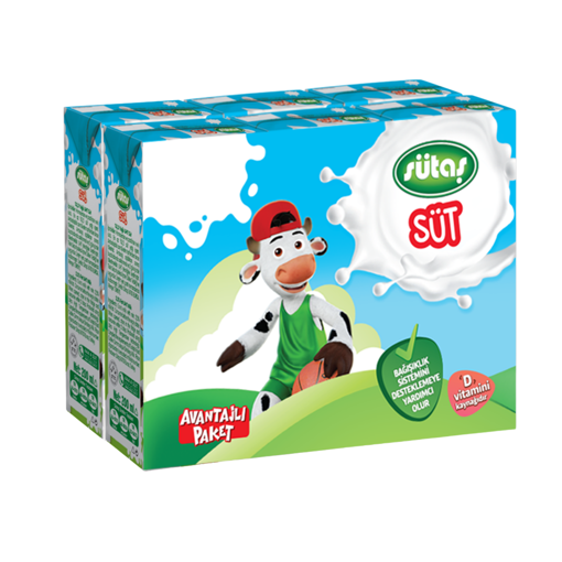 Sütaş Süt 6X180 Ml nin resmi