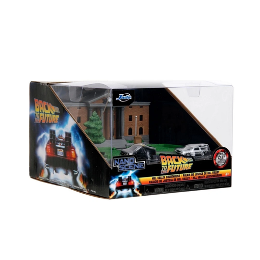 Geleceğe Dönüş Saat Kulesi Nano Sahnesi Diorama Modellemesi nin resmi