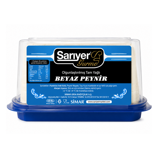 Sarıyer Gurme Keçi Beyaz Peynir 500 Gr nin resmi