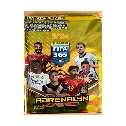 FIFA 365 2026 Adrenalyn Kart Mega Başlangıç Paketi nin resmi
