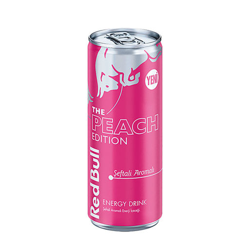Red Bull Peach Edition Enerji İçeceği 250 Ml nin resmi