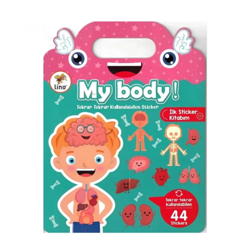 Tekrar Tekrar Kullanılabilen İlk Sticker Kitabım My Body nin resmi