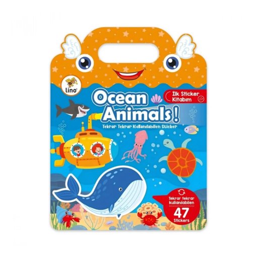 Tekrar Tekrar Kullanılabilen İlk Sticker Kitabım Ocean Animals nin resmi