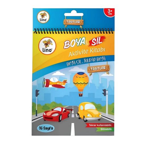 Boya Sil Aktivite Boyama Kitabı Araçlar nin resmi