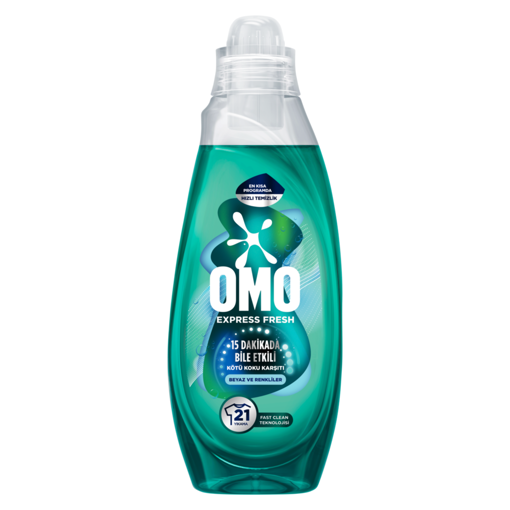 Omo Express Fresh Beyaz ve Renkliler 840 Ml nin resmi