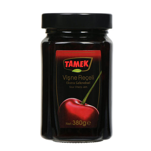 Tamek Vişne Reçeli 380 Gr nin resmi