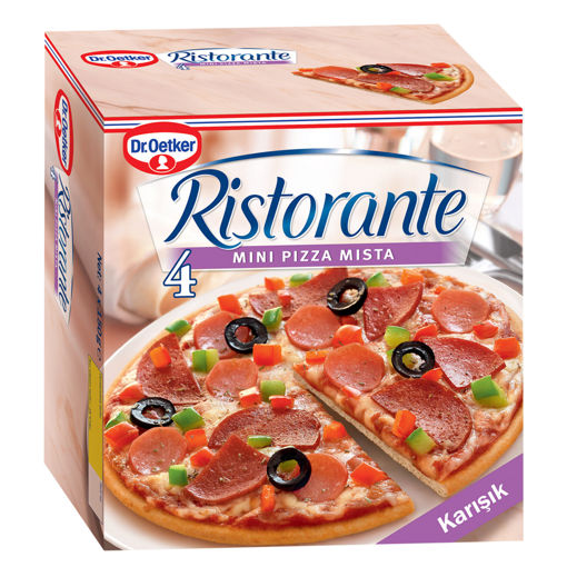 Dr.Oetker Ristorante Mini Pizza Mista 600 Gr nin resmi
