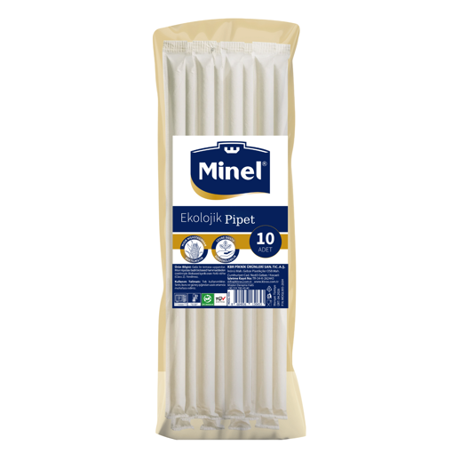 Kbr Minel Ekolojik Kağıt Sargılı 24 Cm 10 Lu Pipet nin resmi
