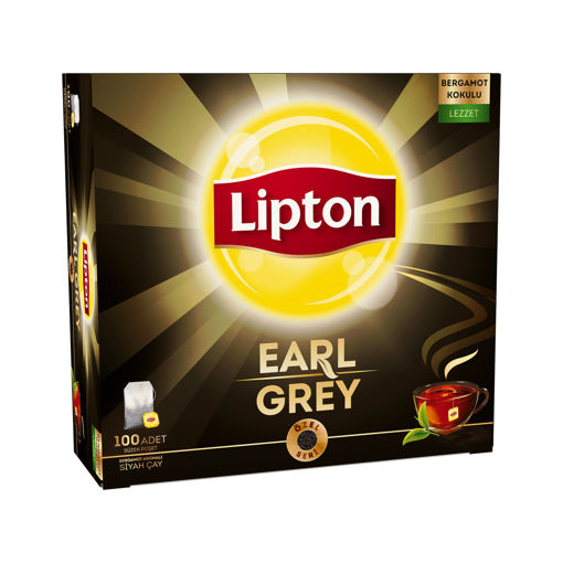Lipton Earl Grey Bardak Poşet Çay 100'lü 200 Gr nin resmi