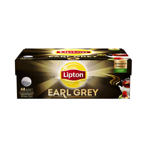 Lipton Earl Grey Demlik Poşet Çay 48'li 153 Gr nin resmi