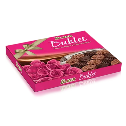 Ülker Buklet Pembe Çikolata 208 Gr nin resmi