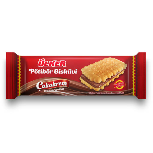 Ülker Pötibör Çokokrem Kremalı Sandviç 229gr nin resmi