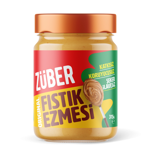 Züber Original Fıstık Ezmesi 315 Gr nin resmi