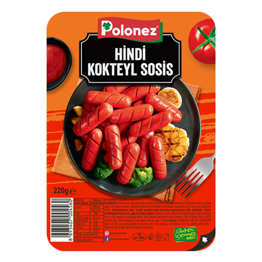 Polonez Hindi Kokteyl Sosis 220 Gr nin resmi