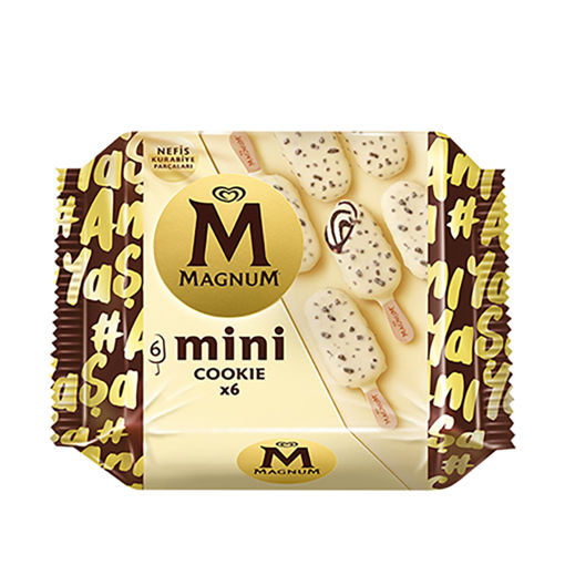 Magnum Mini Cookie 6'lı Paket 345 Ml nin resmi