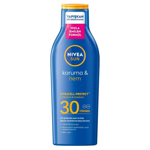Nivea Sun Spf 30 Koruma ve Nem Güneş Losyonu 200ml nin resmi
