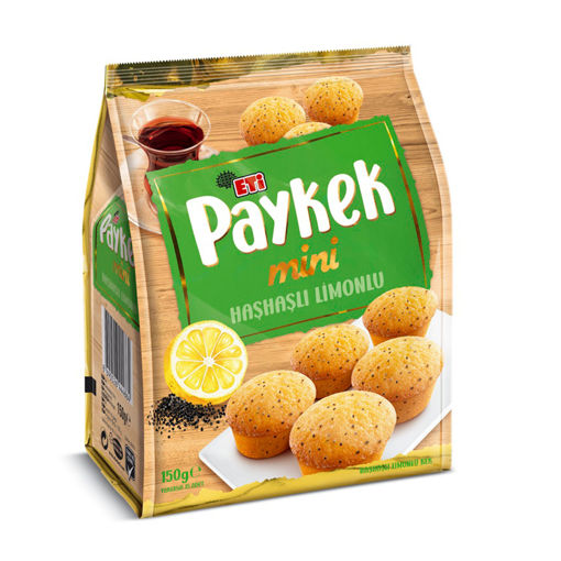 Eti Paykek Mini Limonlu Haşhaşlı 150 Gr nin resmi