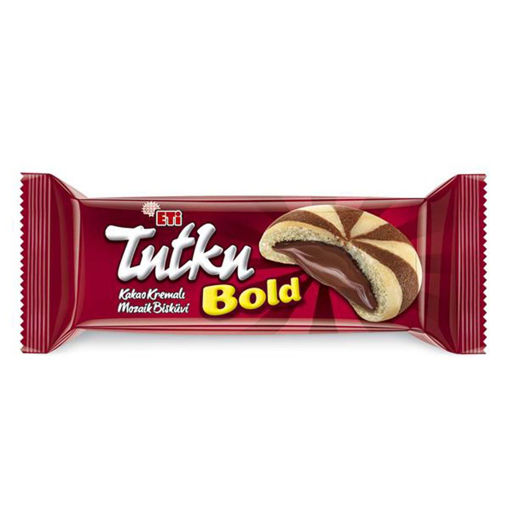 Eti Tutku Bold Kakao Kremalı Mozaik Bisküvi 138 Gr nin resmi