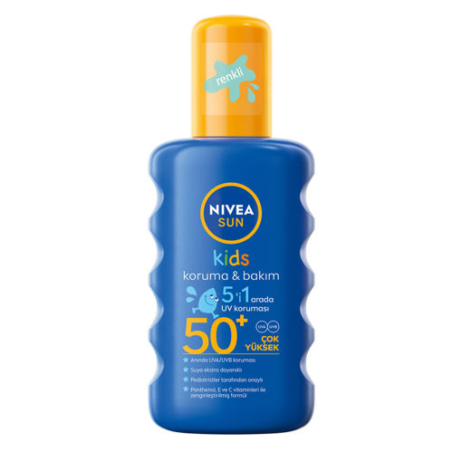Nivea Sun Kids Koruma ve Oyun Güneş Sprey Gkf 50 200ml nin resmi