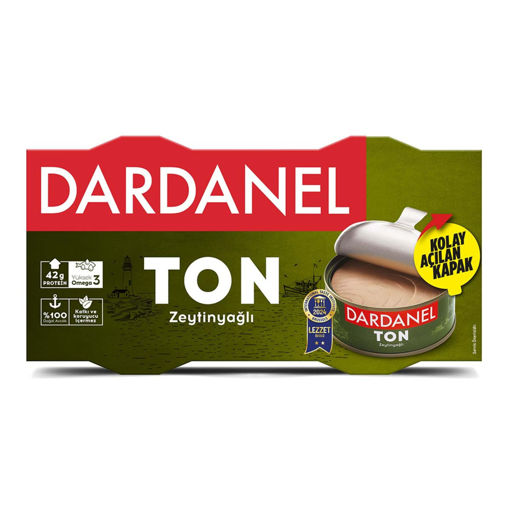 Dardanel Zeytinyağlı Ton Balığı 2x140 Gr nin resmi