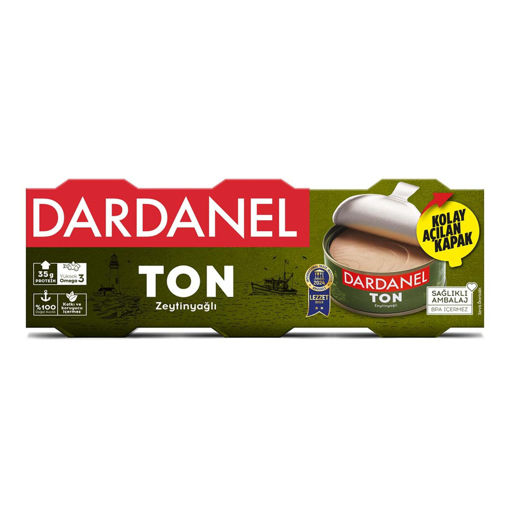 Dardanel Zeytinyağlı Ton Balığı 3x75 Gr nin resmi