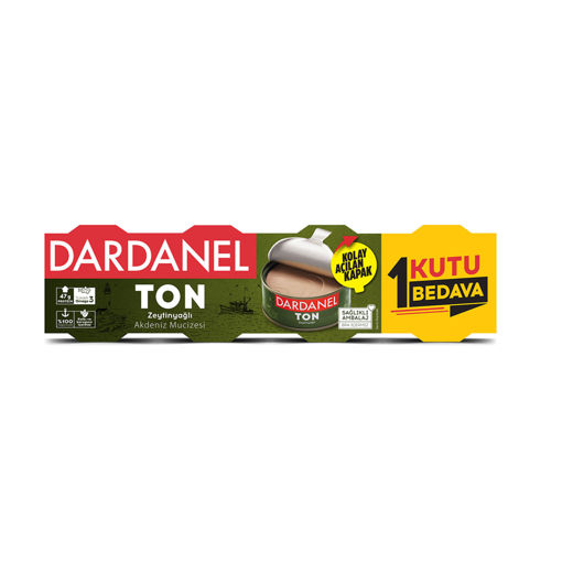 Dardanel Zeytinyağlı Ton 4x75 Gr nin resmi