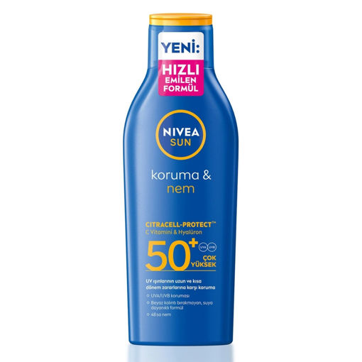 Nivea Sun Koruma Nem Güneş Losyonu Gkf 50 200ml nin resmi