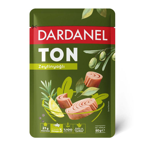 Dardanel Zeytinyağlı Poşet Ton Balığı 80 Gr nin resmi