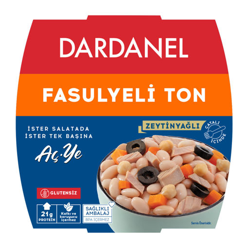 Dardanel Fasulyeli Ton Aç-Ye 160 Gr nin resmi