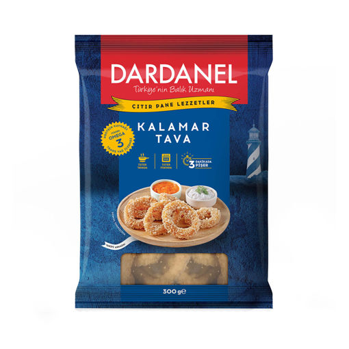 Dardanel Kaplanmış Halka Kalamar 300 Gr nin resmi
