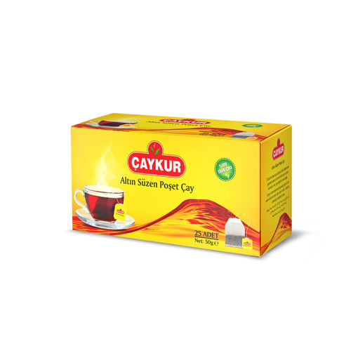 Çaykur Altın Süzen Bardak Poşet Çay 25'li 50 Gr nin resmi
