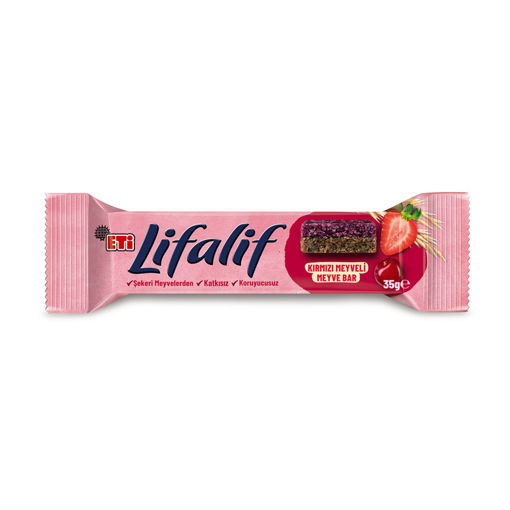 Eti Lifalif Meyve Bar Kırmızı Meyveli 35 Gr nin resmi