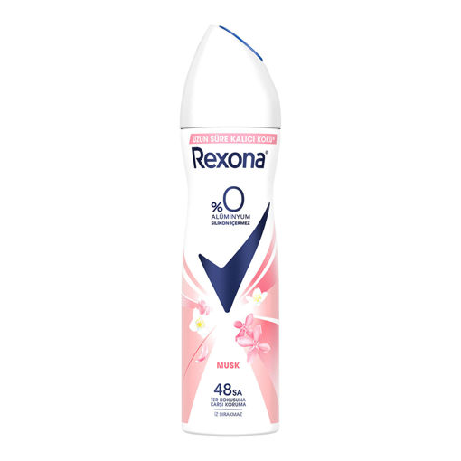 Rexona Musk Kadın Sprey Deodorant 0  150ml nin resmi