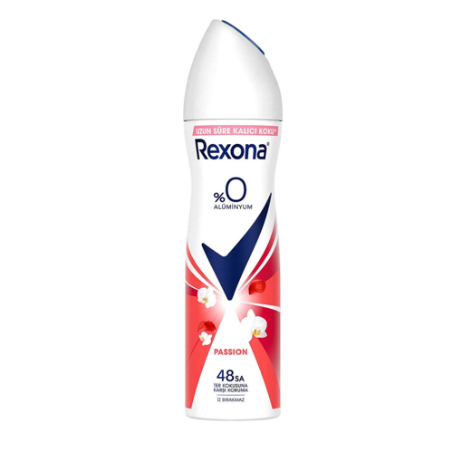 Rexona Kadın Sprey Deodorant Passion %0 Alüminyum 48 Saat 150 Ml nin resmi