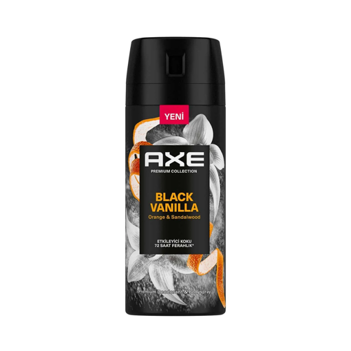 Axe Sprey Deodorant Black Vanilla 150 Ml nin resmi