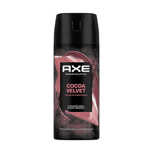Axe Cocoa Velvet Sprey Deodorant 150 Ml nin resmi